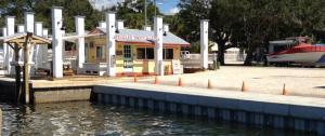 Bulkhead at Speckled Trout Marina
